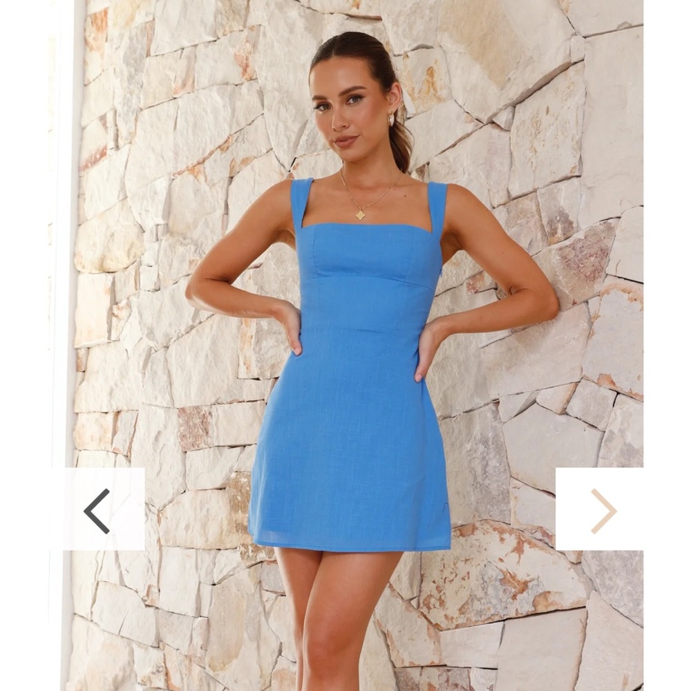 Billy J Nadalia Mini Dress - Cobalt Blue (new)